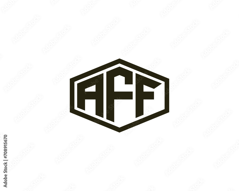 AFF LOGO DESIGN VECTOR TEMPLATE AFF LOGO DESIGN VECTOR TEMPLATE