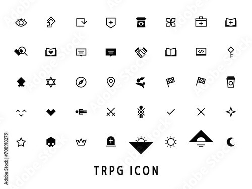 TRPG Icon set.
TRPGアイコンセット