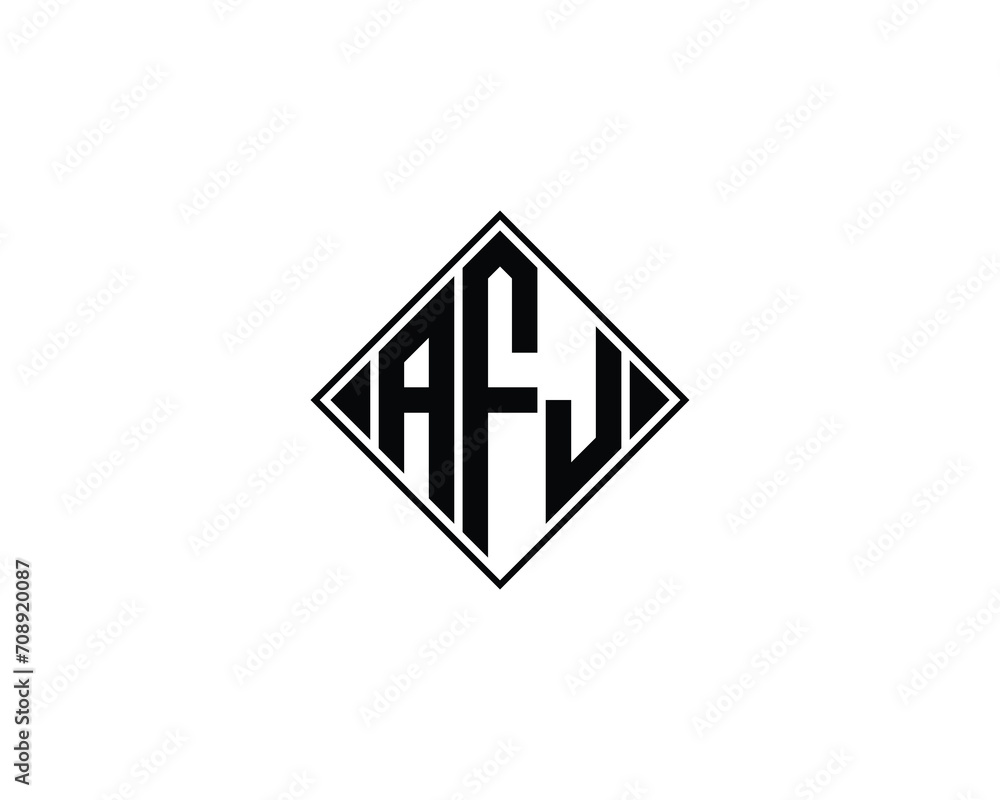 AFJ LOGO DESIGN VECTOR TEMPLATE AFJ LOGO DESIGN VECTOR TEMPLATE
