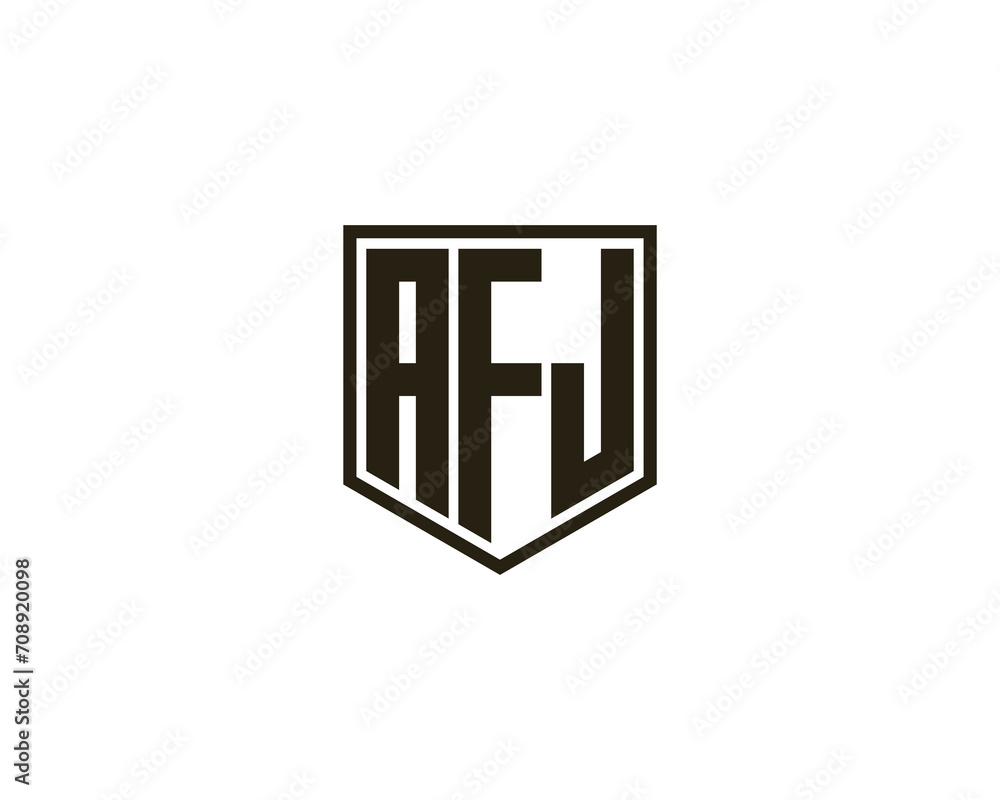 AFJ LOGO DESIGN VECTOR TEMPLATE