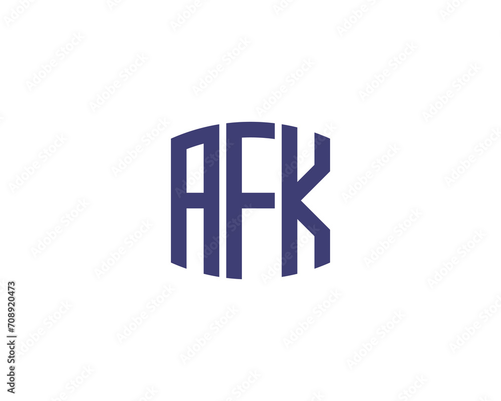 AFK LOGO DESIGN VECTOR TEMPLATE AFK LOGO DESIGN VECTOR TEMPLATE