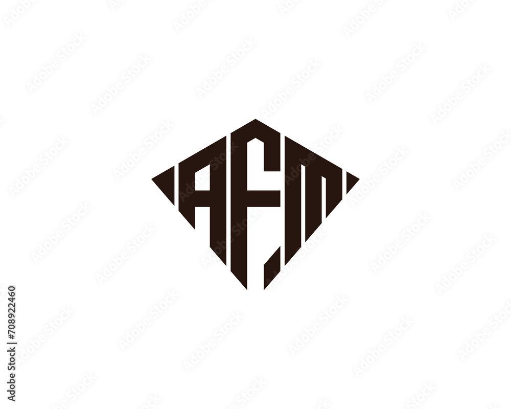 AFM LOGO DESIGN VECTOR TEMPLATE AFM LOGO DESIGN VECTOR TEMPLATE