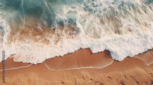 Aerial View of Beach: A Breathtaking Perspective from Above the Sky