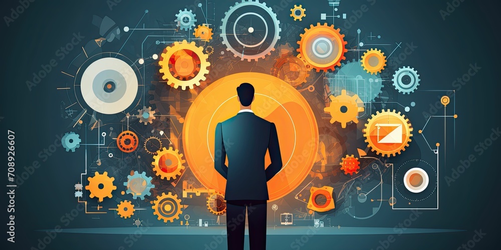 I Have An Idea For An Existing Company Process improvement, idea and solution concept. Business methodology