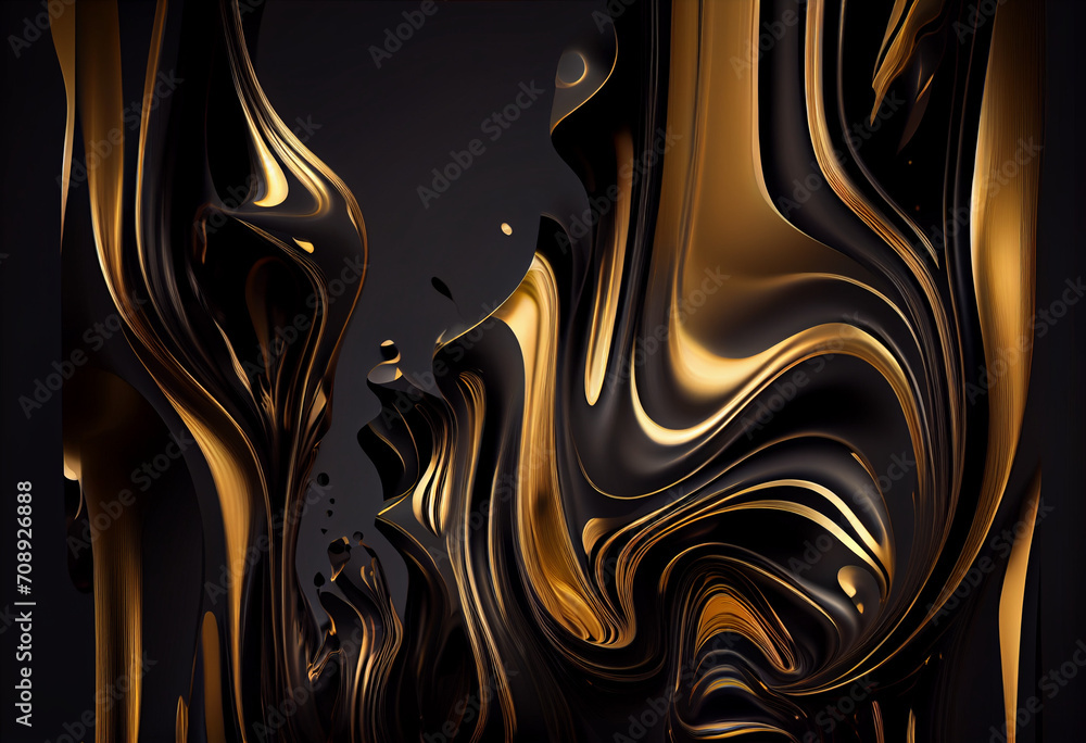 Black and gold gradients seamless wallpaper. Black and gold gradients seamless wallpaper.