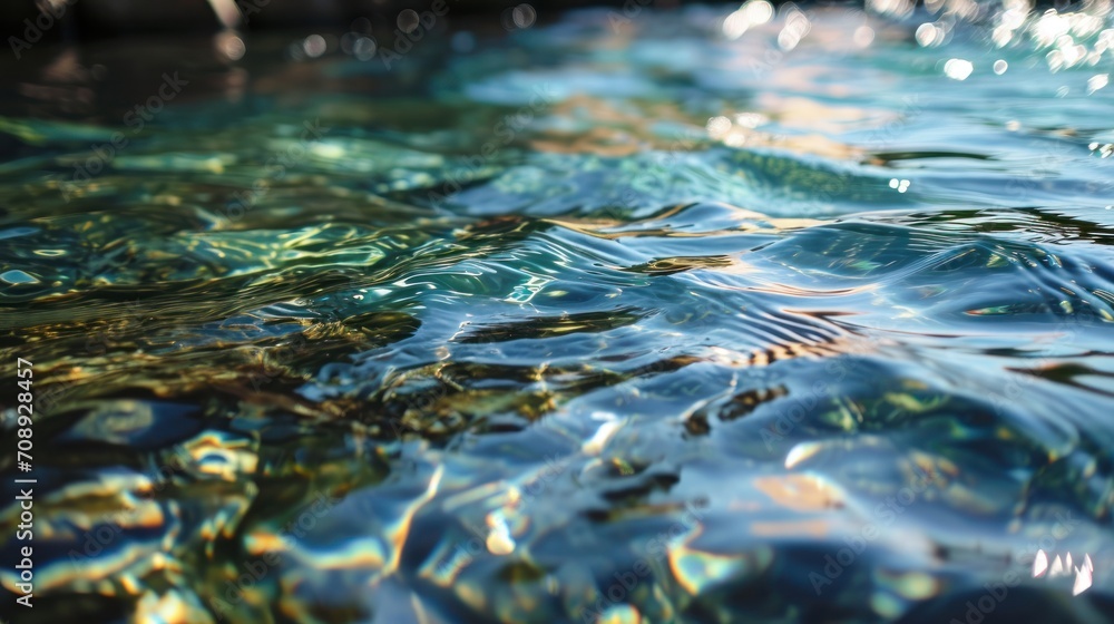 a close up of the water surface of a pool of water with ripples on the surface of the water and on the surface of the water surface of the water. a close up of the water surface of a pool of water with ripples on the surface of the water and on the surface of the water surface of the water.