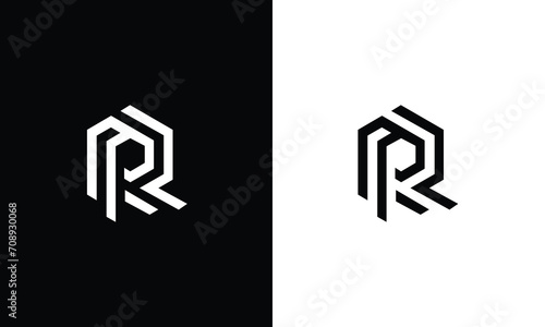 illustration vector graphic initial rr logo best for branding and r icon