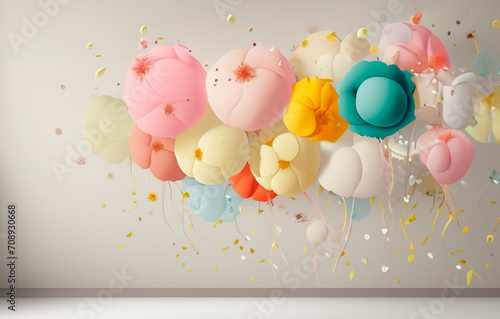 balloons holiday background