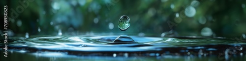 A simple collection of photos with water and water droplets. Useful when you need a clean background image. generative ai photo