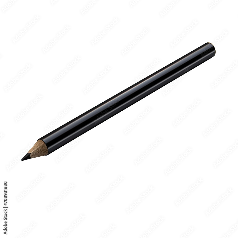 An Eyeliner Pencil.. Isolated on a Transparent Background. Cutout PNG. An Eyeliner Pencil.. Isolated on a Transparent Background. Cutout PNG.