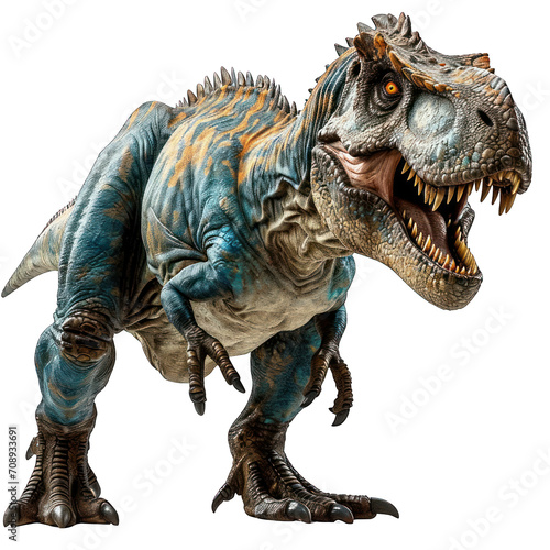 Dinosaur Isolated on Transparent or White Background, PNG