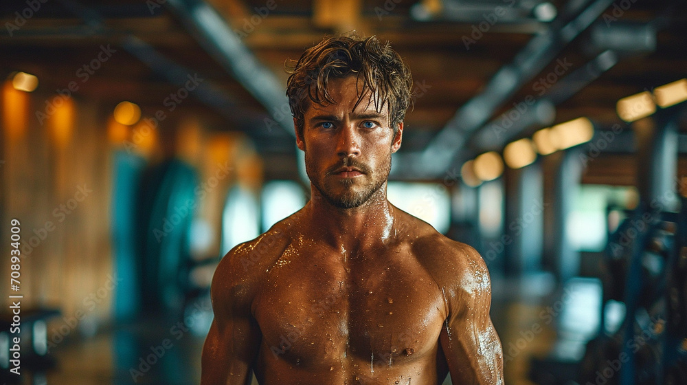 An imposing figure in a gym setting, exuding sophistication while effortlessly navigating a challenging workout circuit, capturing the essence of a stately man seamlessly merging s An imposing figure in a gym setting, exuding sophistication while effortlessly navigating a challenging workout circuit, capturing the essence of a stately man seamlessly merging s