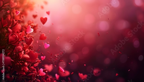 Valentine's Day Romance with Heart-Shaped Leaves