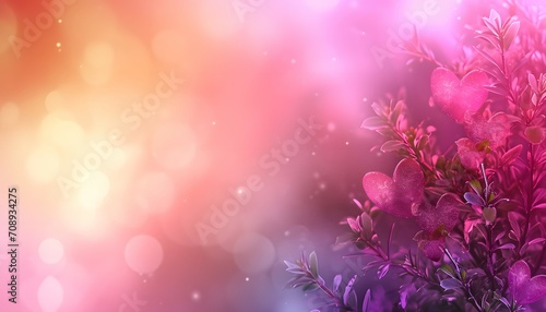 Valentine's Day Romance with Heart-Shaped Leaves