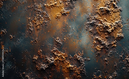 rusty metal background © Rafa