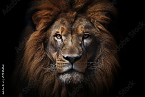 portrait of a lion © mical
