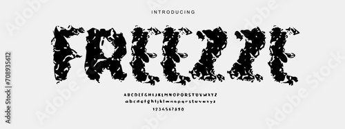 Alphabet font. Typography decorative elegant  lettering for logo. for design .vector illustration. stock image