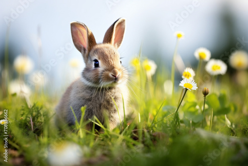 rabbit in the grass