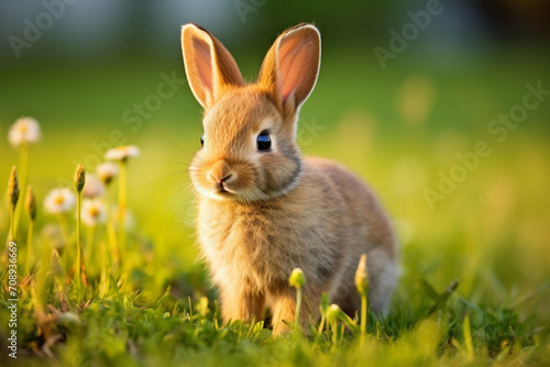 rabbit in the grass © mical