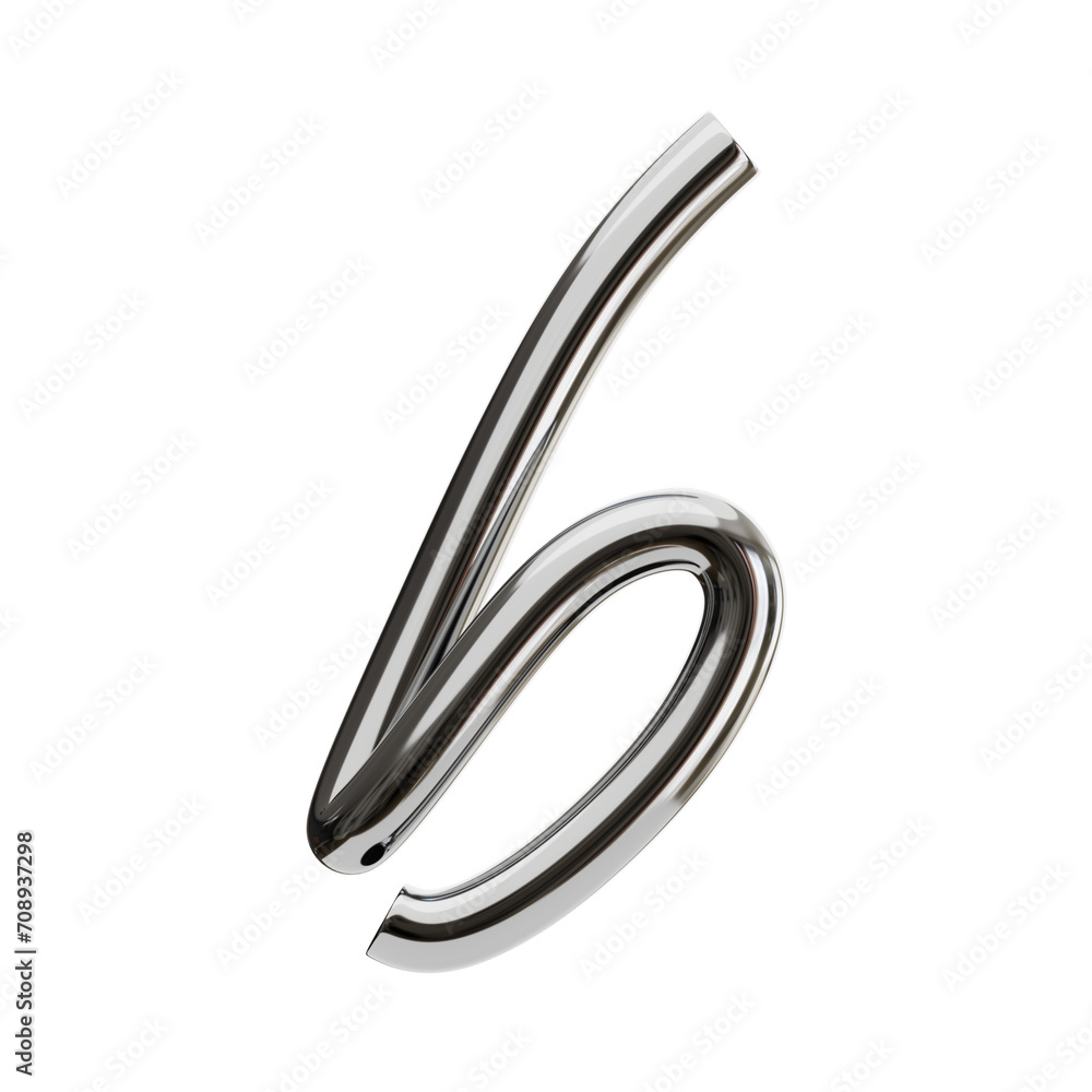B Letter 3D Shape Chrome Text. 3d illustration, 3d element, 3d rendering. 3d visualization isolated on a transparent background B Letter 3D Shape Chrome Text. 3d illustration, 3d element, 3d rendering. 3d visualization isolated on a transparent background