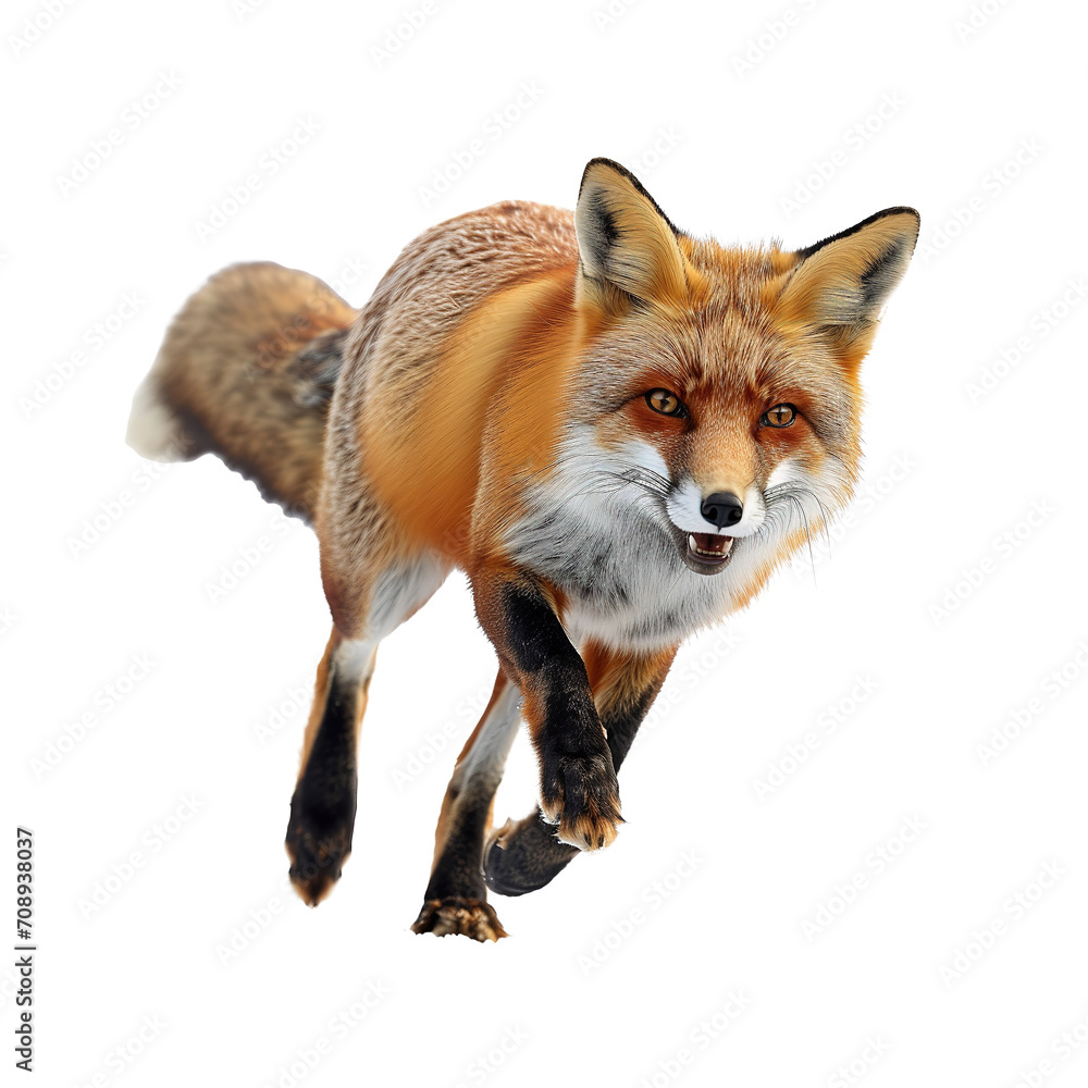 Fototapeta premium red fox isolated