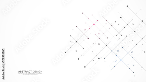 Creative idea of modern design with abstract geometric background. Minimalistic vector texture with polygonal pattern