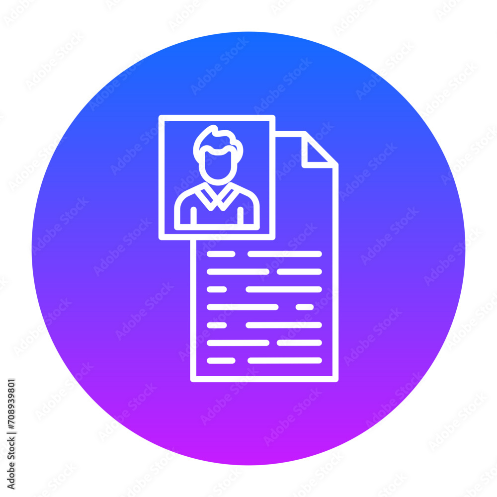 Curriculum Vitae Icon of Business iconset.