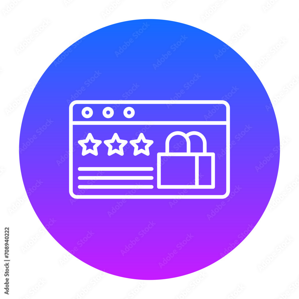 Product Rating Icon of ECommerce iconset. Product Rating Icon of ECommerce iconset.