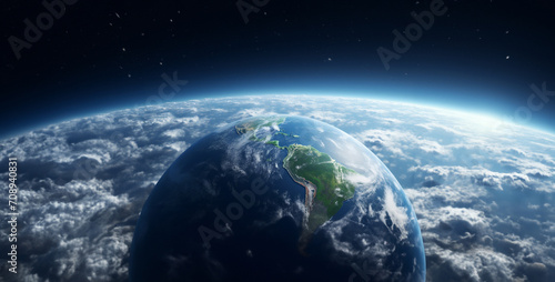 realistic 3d personality End with a shot  earth in space  earth and sun  earth and moon