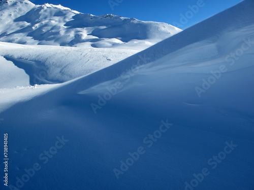 Snow hill - Le grand Coin - Termignon - Val Cenis sky resort - Haute savoie - France