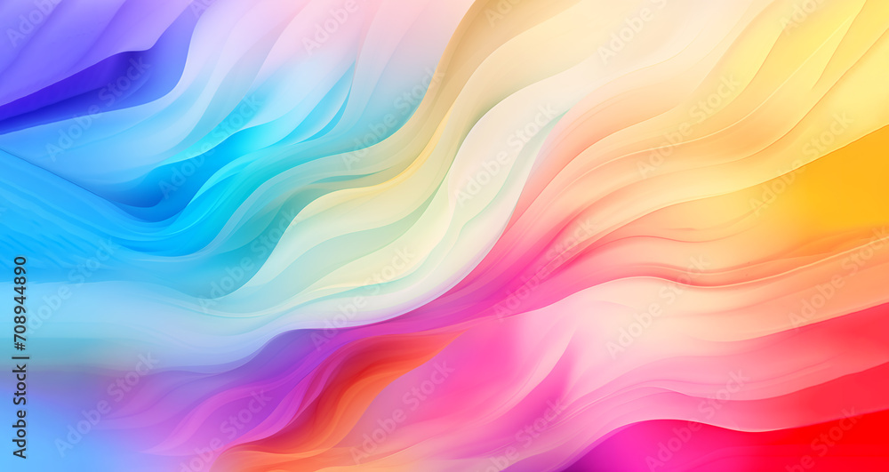 Obraz premium rainbow holographic abstract background bright multicolored iridescent