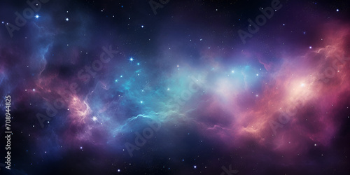 background with stars,A colorful galaxy with stars and nebula in the background