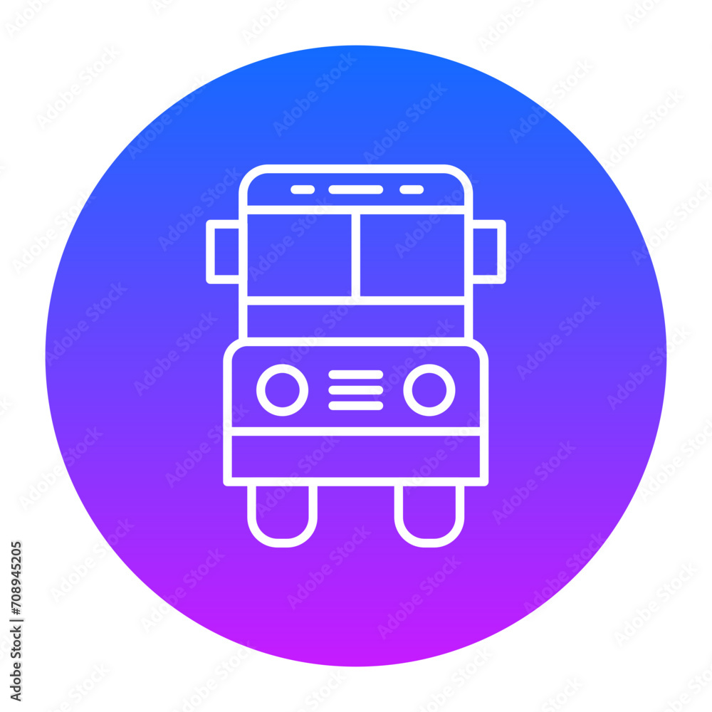 School Bus Icon of Kindergarten iconset. School Bus Icon of Kindergarten iconset.