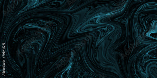 Blue swirl pattern background marble oil ink liquid swirl texture. Liquid greenish blue abstract Black and blue marble oil ink liquid swirl texture ceramic counter dark background. Blue Satin 