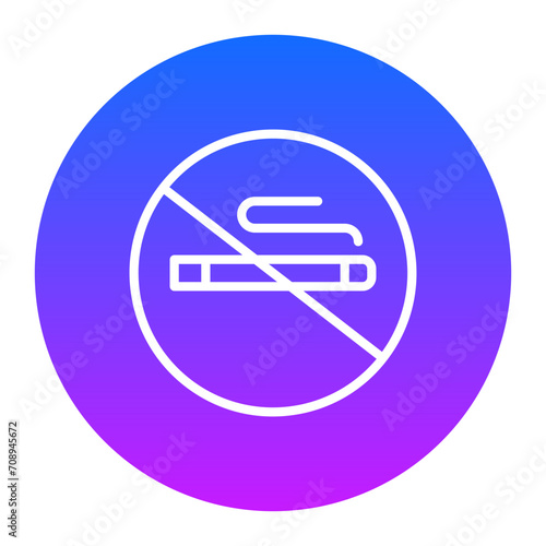 No Smoking Icon of Firefighter iconset.