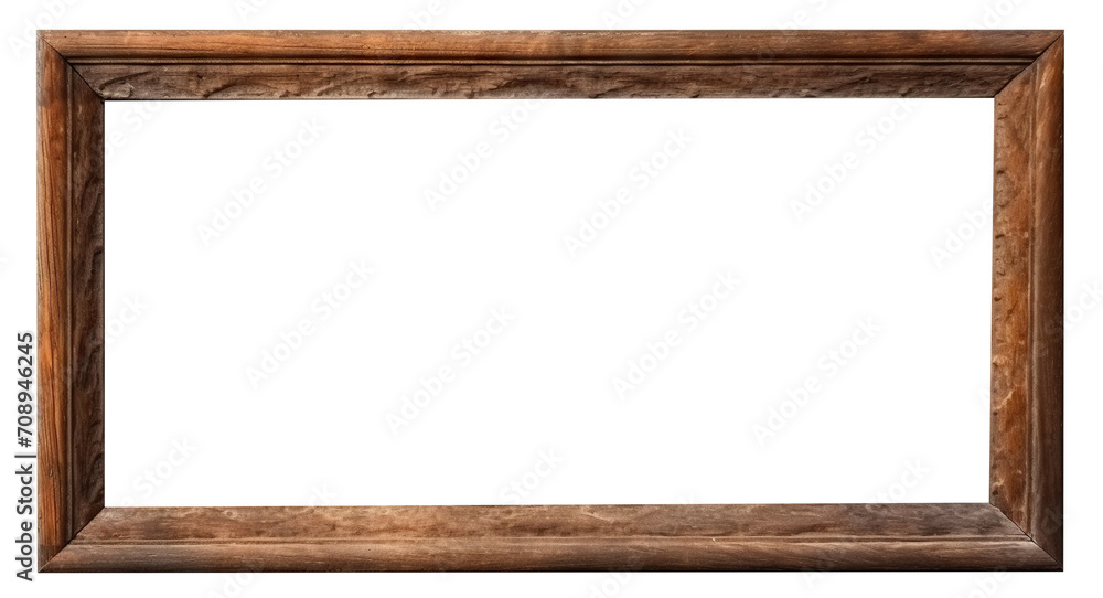 Old rustic wooden frame cut out Old rustic wooden frame cut out