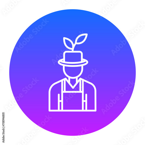 Male Farmer Icon of Village iconset.
