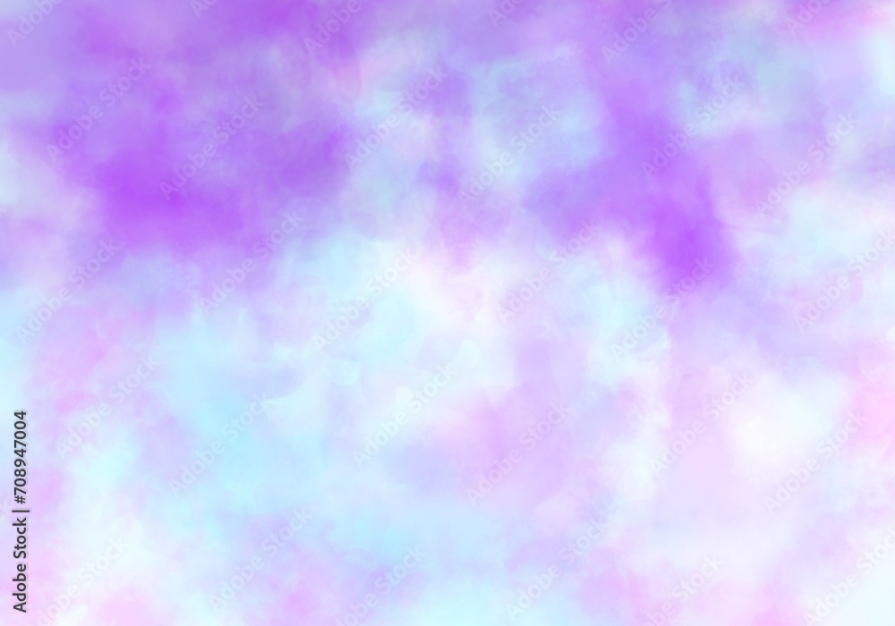 abstract fluffy smoke background, blue and purple gradient background 