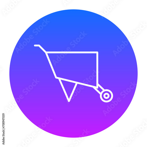 Wheelbarrow Icon of Village iconset.