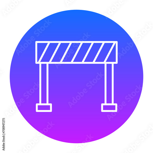 Road Barrier Icon of Protection and Security iconset.