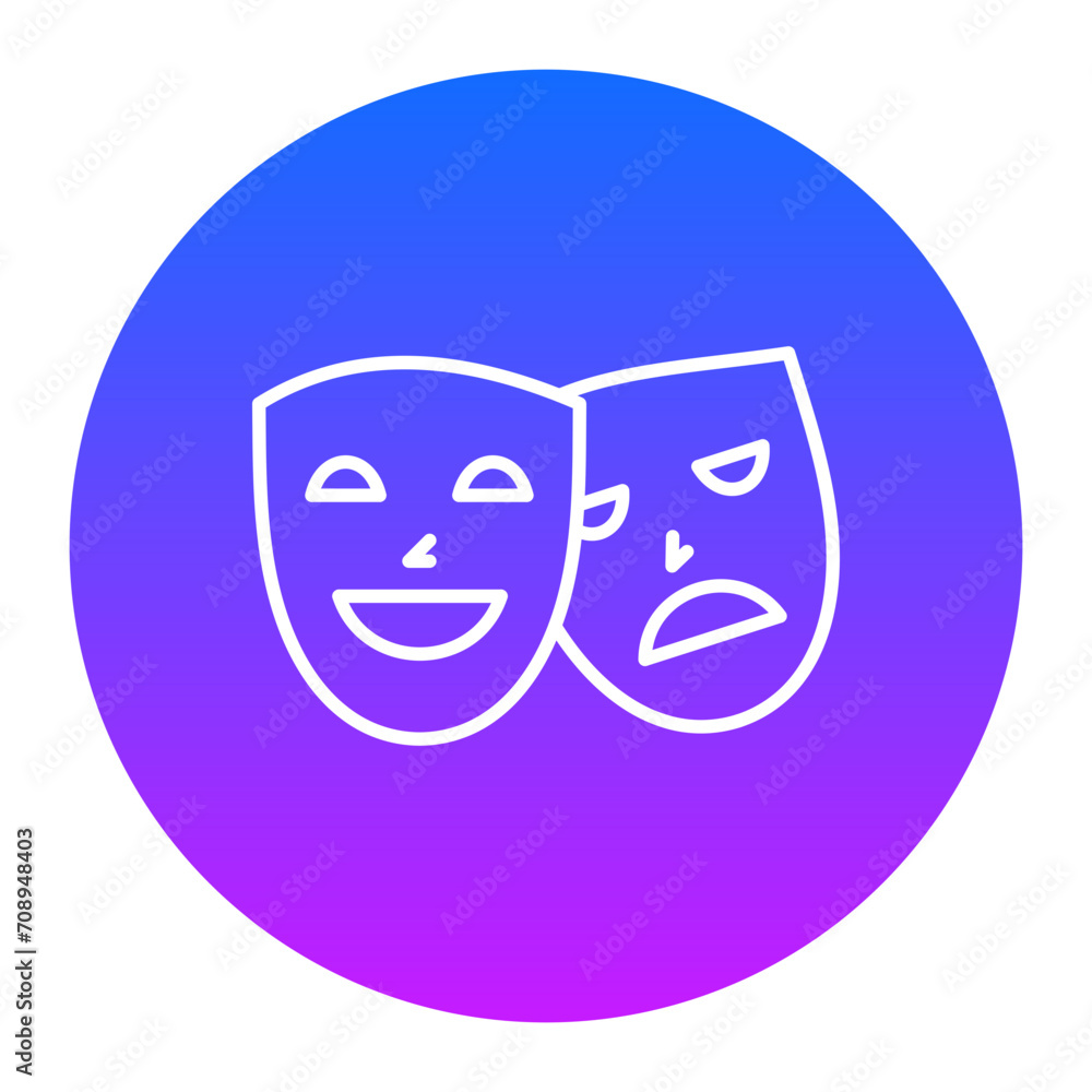 Theatre Mask Icon of Entertainment iconset. Theatre Mask Icon of Entertainment iconset.