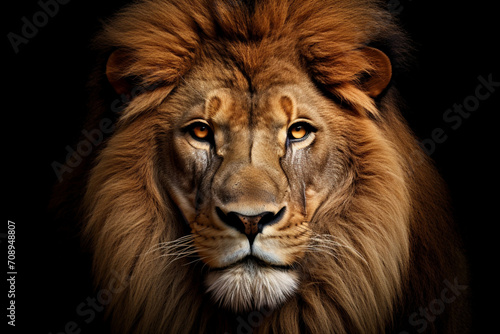 lion head portrait