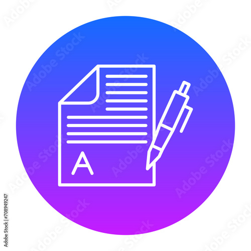Copywriting Icon of SEO and SEM iconset.