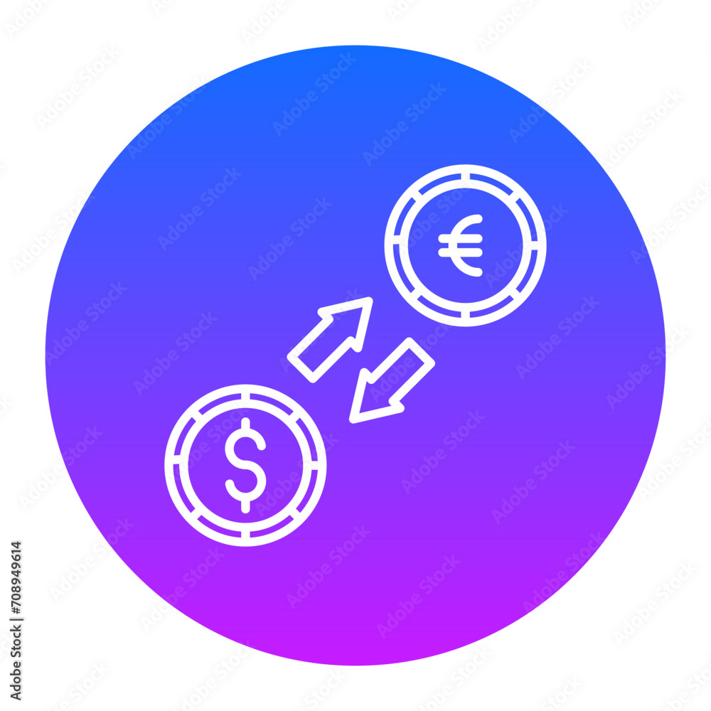 Dollar to Euro Convert Icon Dollar to Euro Convert Icon