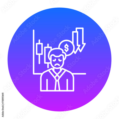 Businessman Sad Icon
