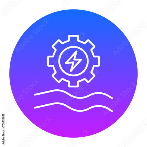 Hydro Power Icon of Renewable Energy iconset.
