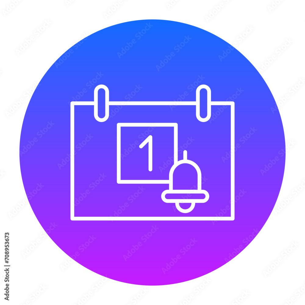 Fototapeta premium Reminder Icon of Restaurant iconset.