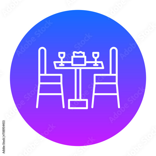 Dinner Table Icon of Restaurant iconset.