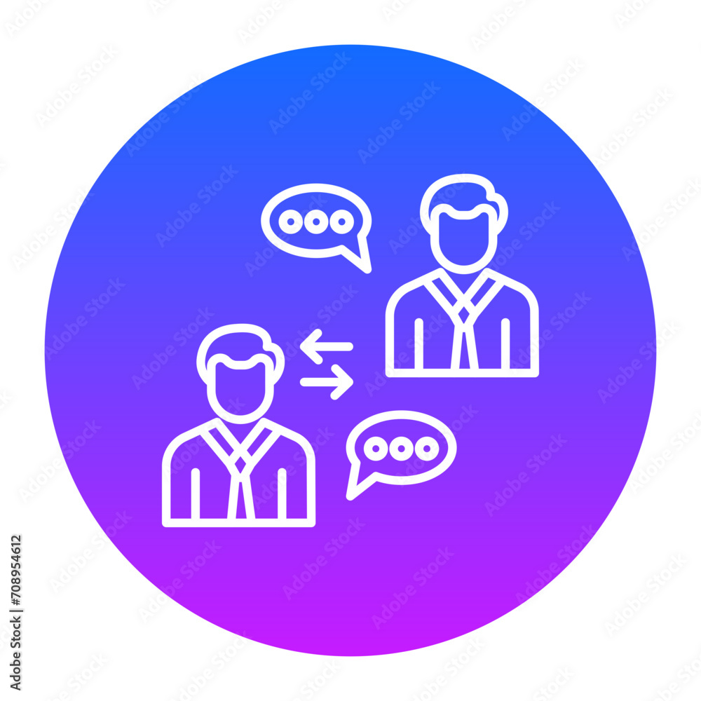 Employee Interaction Icon