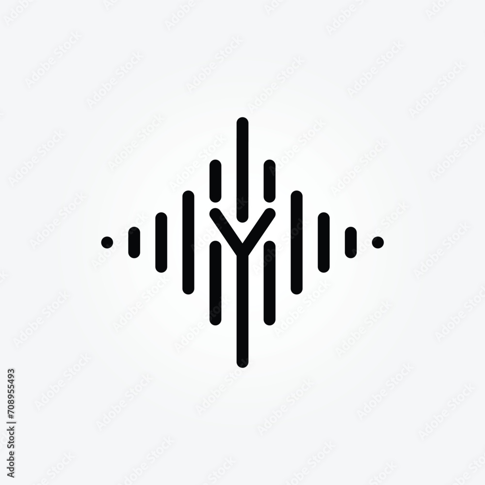letter Y Music logo design collection with gradient style letter Y Music logo design collection with gradient style